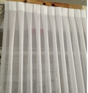 7 vitrage detailfoto (platte plooi)